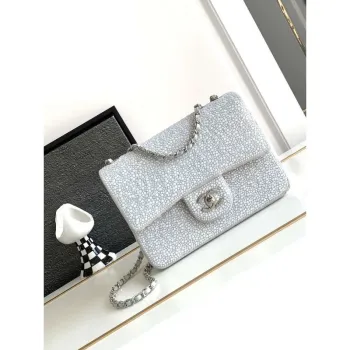 Chanel 23 cm kabelka s klopou a kamínky 23S CF Limited Edition