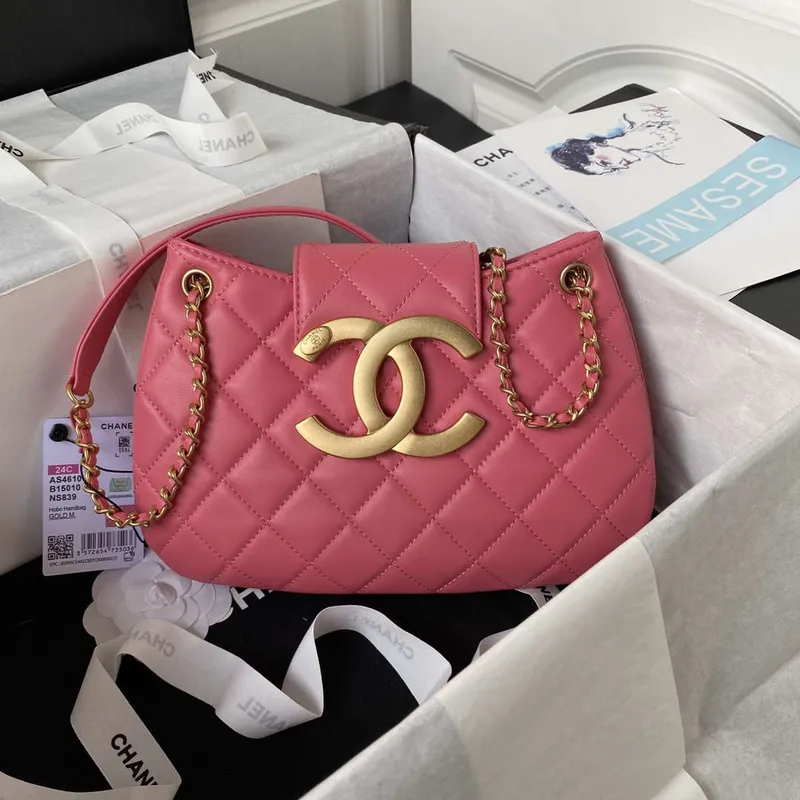Chanel AS4610 Messenger taška Jehněčí kůže Červená