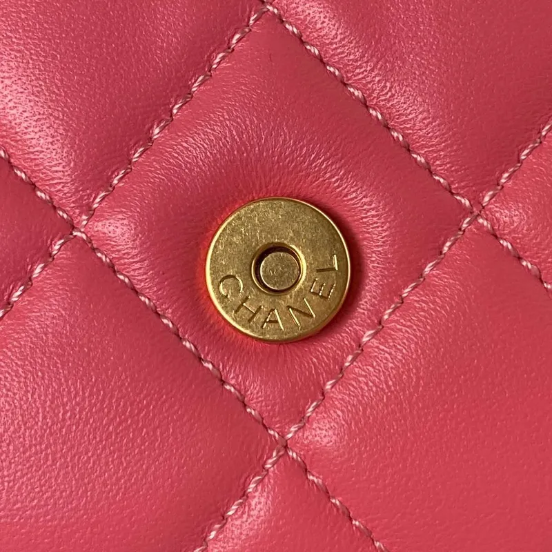 Chanel AS4610 Messenger taška Jehněčí kůže Červená