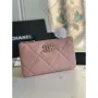 Chanel AP1059 Pouche Lambskin taška Peněženka Držák na karty Růžová