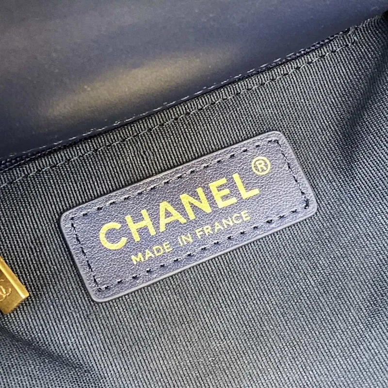 Chanel AS3652 Malá taška s klopou a horním uchem Bavlna a vlna Tweed a zlatý kov Černá a červená