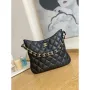 Chanel AS3631 2022 nová hippie taška přes rameno Hobo taška přes rameno Černá