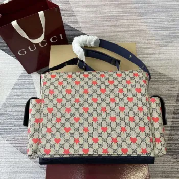 Gucci 811491 Velká přebalovací taška Tmavě modrá