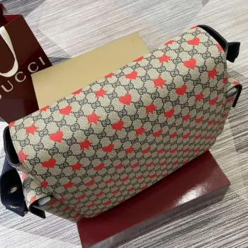 Gucci 811491 Velká přebalovací taška Tmavě modrá