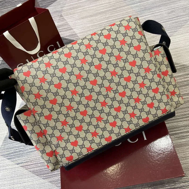 Gucci 811491 Velká přebalovací taška Tmavě modrá