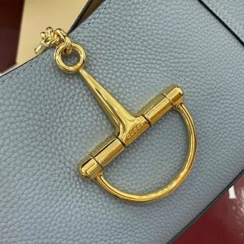 Gucci 837467 Gucci Softbit Střední Taška s Horním Uchem Šedá Modrá