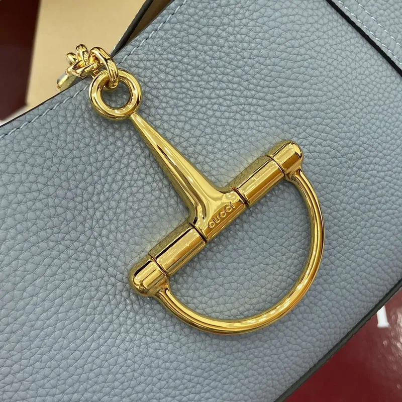 Gucci 837467 Gucci Softbit Střední Taška s Horním Uchem Šedá Modrá