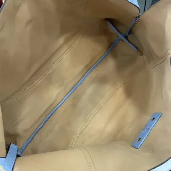 Gucci 837466 Gucci Softbit Maxi Kabelka přes rameno Šedá modrá