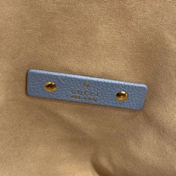 Gucci 837466 Gucci Softbit Maxi Kabelka přes rameno Šedá modrá