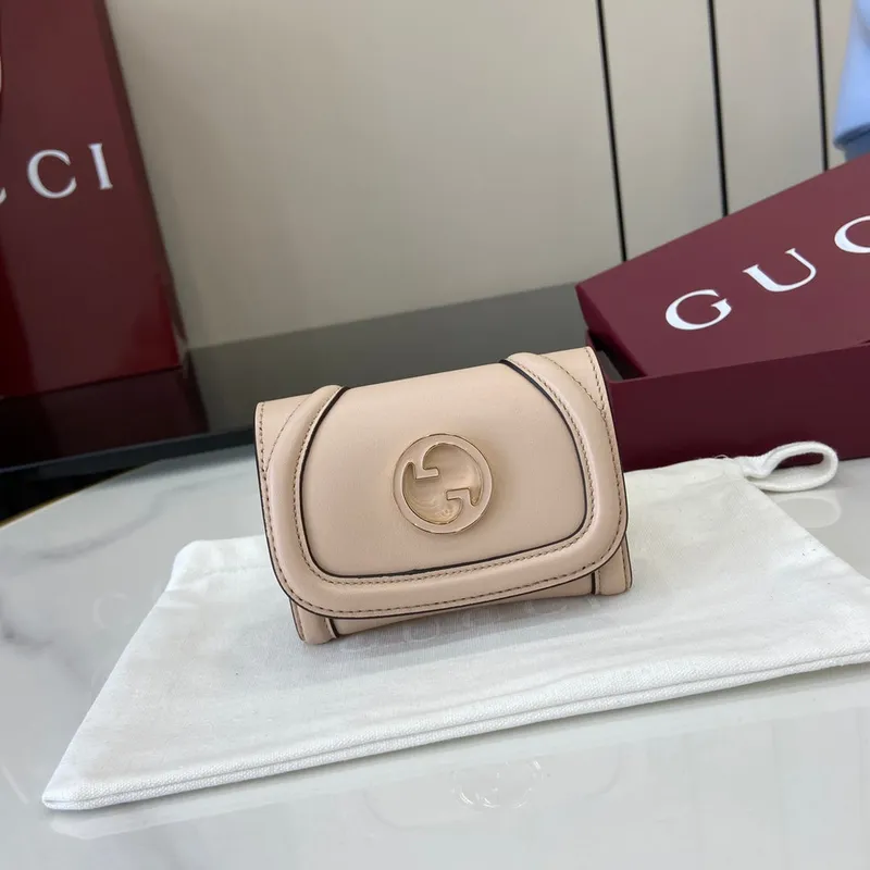 Gucci 818795 Gucci Blondie pouzdro na karty Aprioct