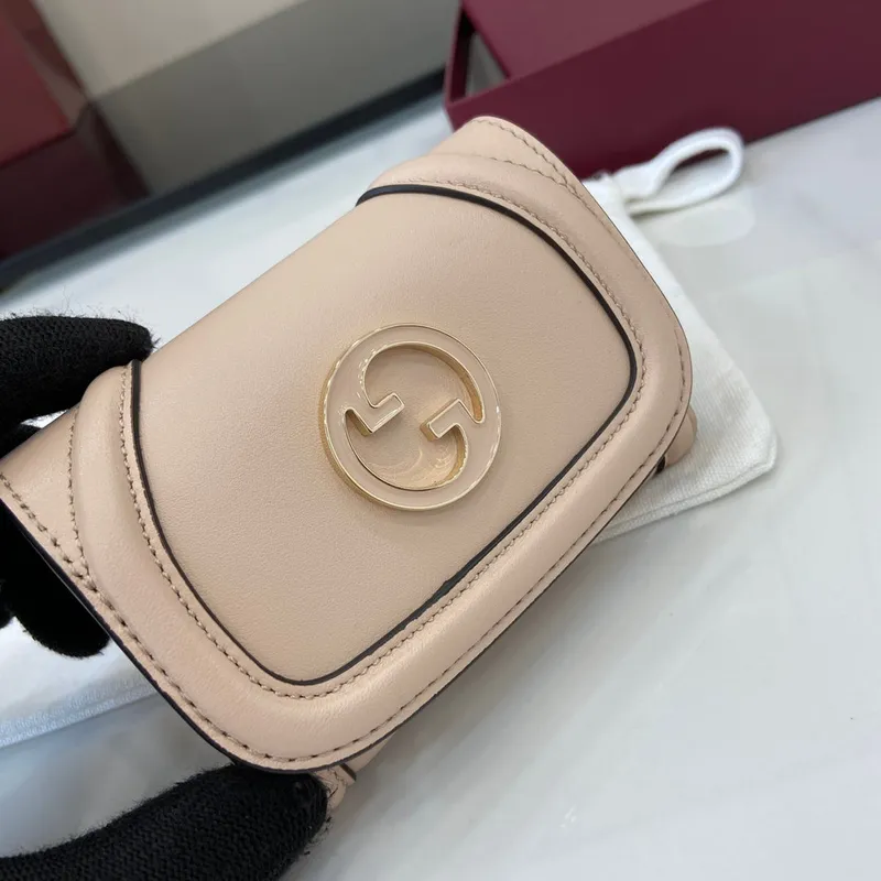 Gucci 818795 Gucci Blondie pouzdro na karty Aprioct