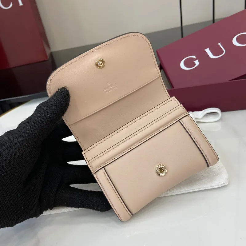 Gucci 818795 Gucci Blondie pouzdro na karty Aprioct