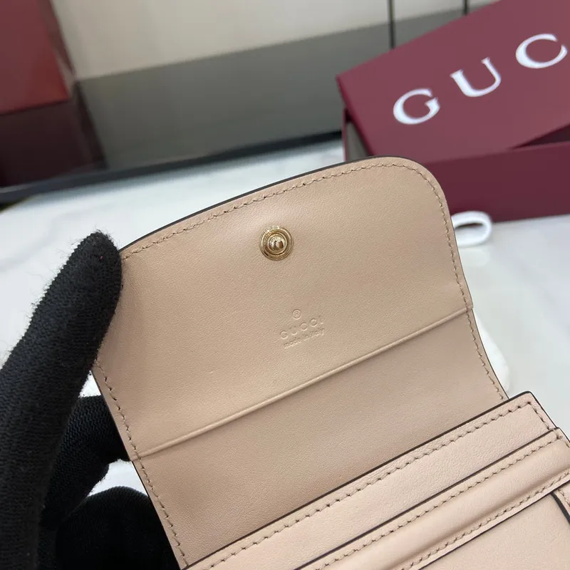 Gucci 818795 Gucci Blondie pouzdro na karty Aprioct