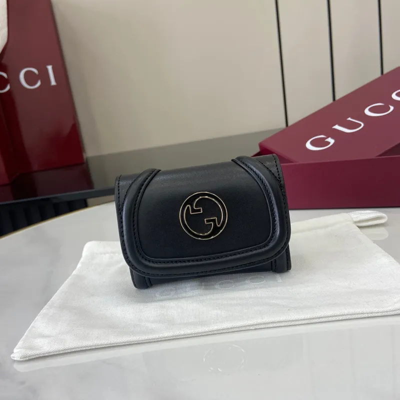 Gucci 818795 Gucci Blondie pouzdro na karty Černé