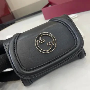 Gucci 818795 Gucci Blondie pouzdro na karty Černé