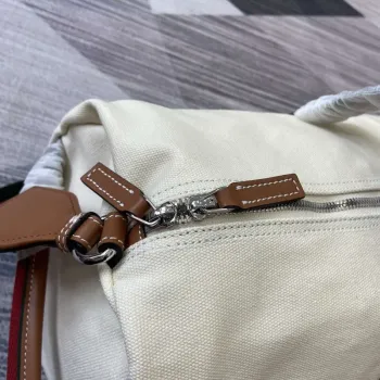 Gucci 816866 Velká tištěná plátěná taška Off white