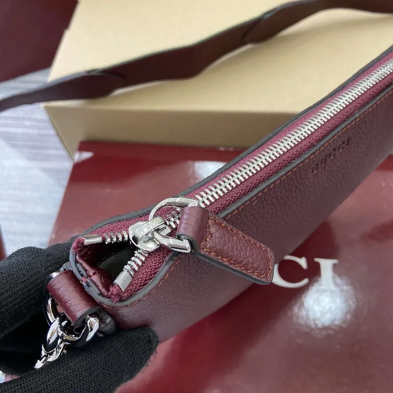 Gucci 824529 Gucci B Malá Taška Ancora červená