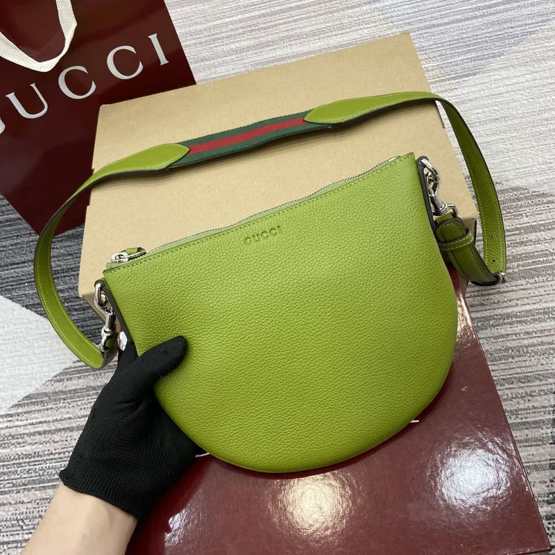 Gucci 824529 Gucci B Malá Taška Olivově zelená