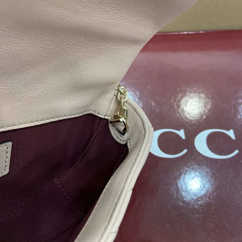 Gucci 841290 GG Marmont Mini Kabelka přes rameno Světle růžová