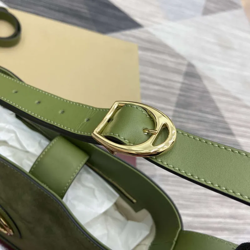 Gucci 833660 Gucci 73 Střední kabela na víno Zelená semiš