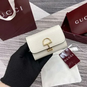 Gucci 828148 Gucci Softbit Karta Pouzdro Bílé