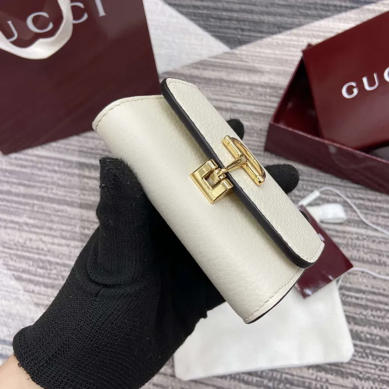 Gucci 828148 Gucci Softbit Karta Pouzdro Bílé