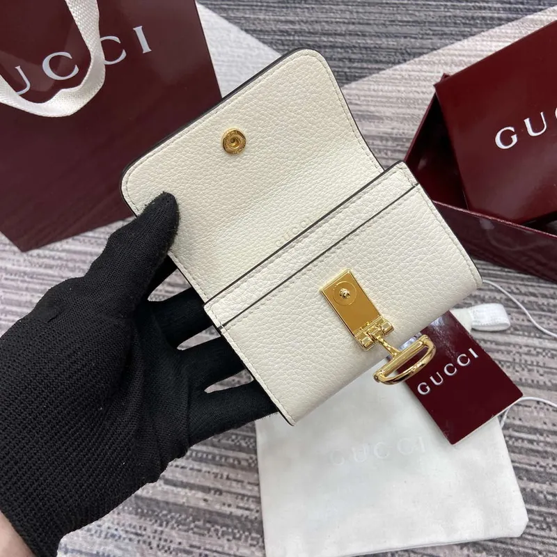 Gucci 828148 Gucci Softbit Karta Pouzdro Bílé