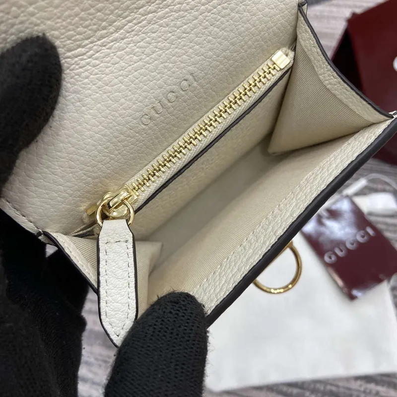 Gucci 828148 Gucci Softbit Karta Pouzdro Bílé