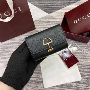 Gucci 828148 Gucci Softbit Karta Pouzdro Černé