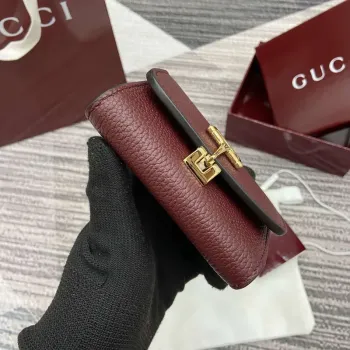 Gucci 828148 Gucci Softbit Karta Pouzdro Ancora červené