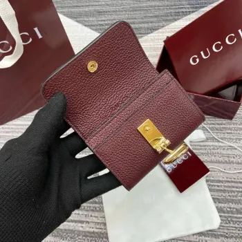 Gucci 828148 Gucci Softbit Karta Pouzdro Ancora červené