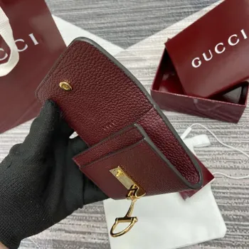 Gucci 828148 Gucci Softbit Karta Pouzdro Ancora červené