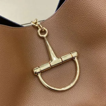 Gucci 837466 Gucci Softbit Maxi Kabelka přes rameno Hnědá