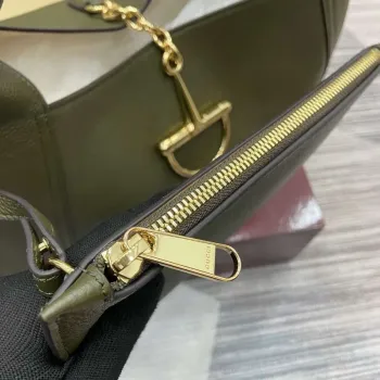 Gucci 837466 Gucci Softbit Maxi Kabelka přes rameno Tmavě zelená