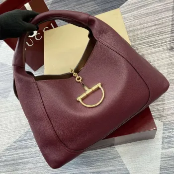 Gucci 837466 Gucci Softbit Maxi Kabelka přes rameno Ancora Red