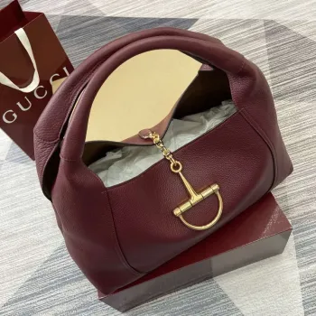 Gucci 837466 Gucci Softbit Maxi Kabelka přes rameno Ancora Red