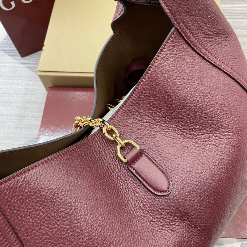 Gucci 837466 Gucci Softbit Maxi Kabelka přes rameno Ancora Red