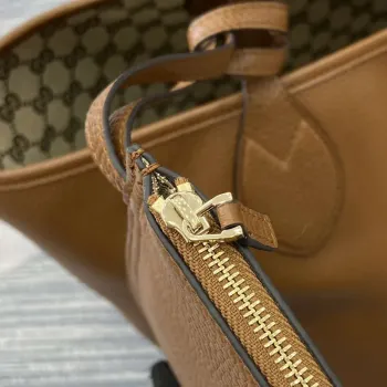 Gucci 839112 Gucci Totissima Velká Oboustranná Taška Hnědá