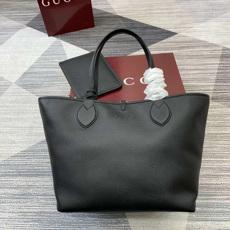 Gucci 839112 Gucci Totissima Velká Oboustranná Taška Černá
