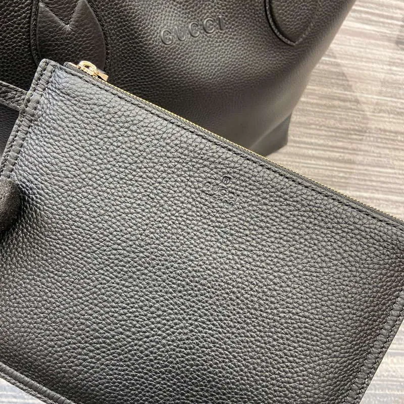 Gucci 839112 Gucci Totissima Velká Oboustranná Taška Černá