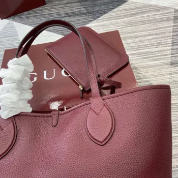 Gucci 839112 Gucci Totissima Velká Oboustranná Taška Červená