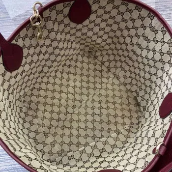 Gucci 839112 Gucci Totissima Velká Oboustranná Taška Červená