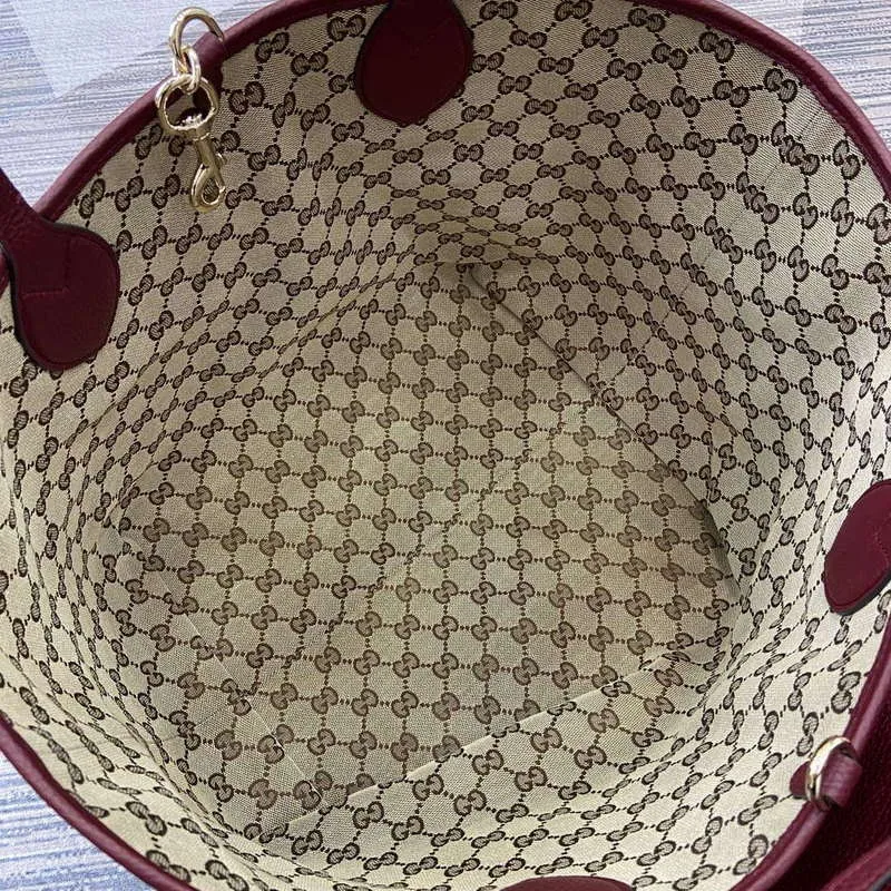 Gucci 839112 Gucci Totissima Velká Oboustranná Taška Červená