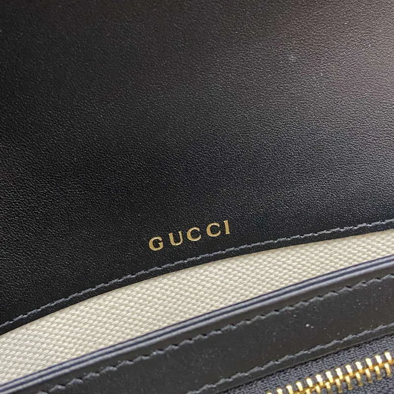 Gucci 815178 Gucci Horsebit 1955 Soft Medium Ramenní Taška Černá