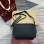 Gucci 834802 GG plátno malá crossbody taška černá