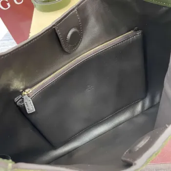 Gucci 834981 Gucci B střední ramenní taška tmavě zelená