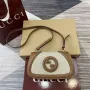 Gucci 815700 Gucci Blondie mini ramenní taška Béžová bavlněná lněná plátno