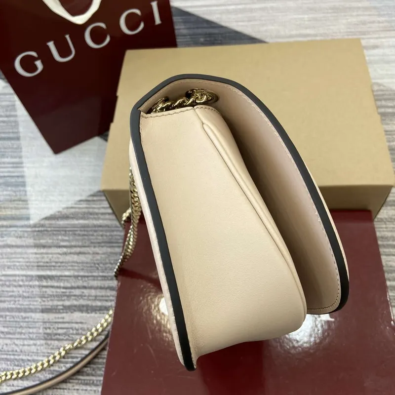Gucci 815715 Gucci Blondie malá kabelka přes rameno Světle růžová kůže