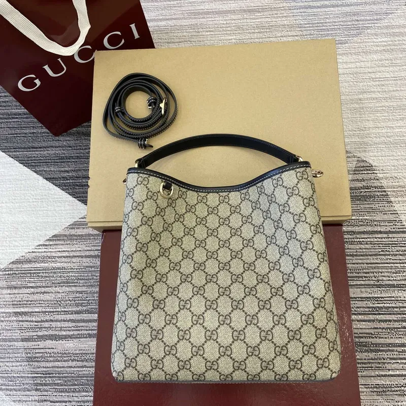 Gucci 815103 GG Emblem kabela na vodu Béžová a Černá