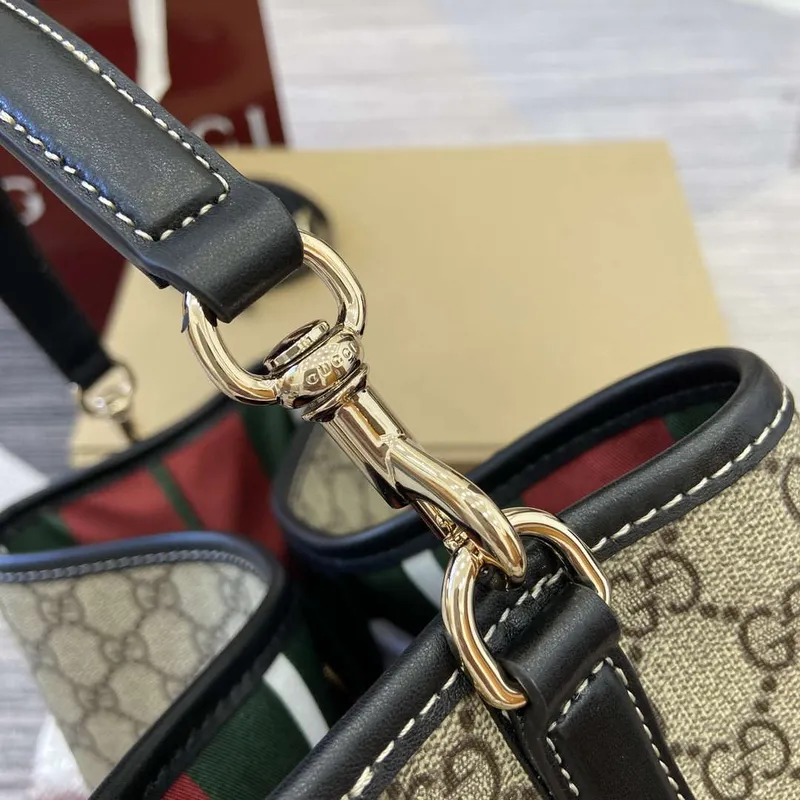 Gucci 815103 GG Emblem kabela na vodu Béžová a Černá